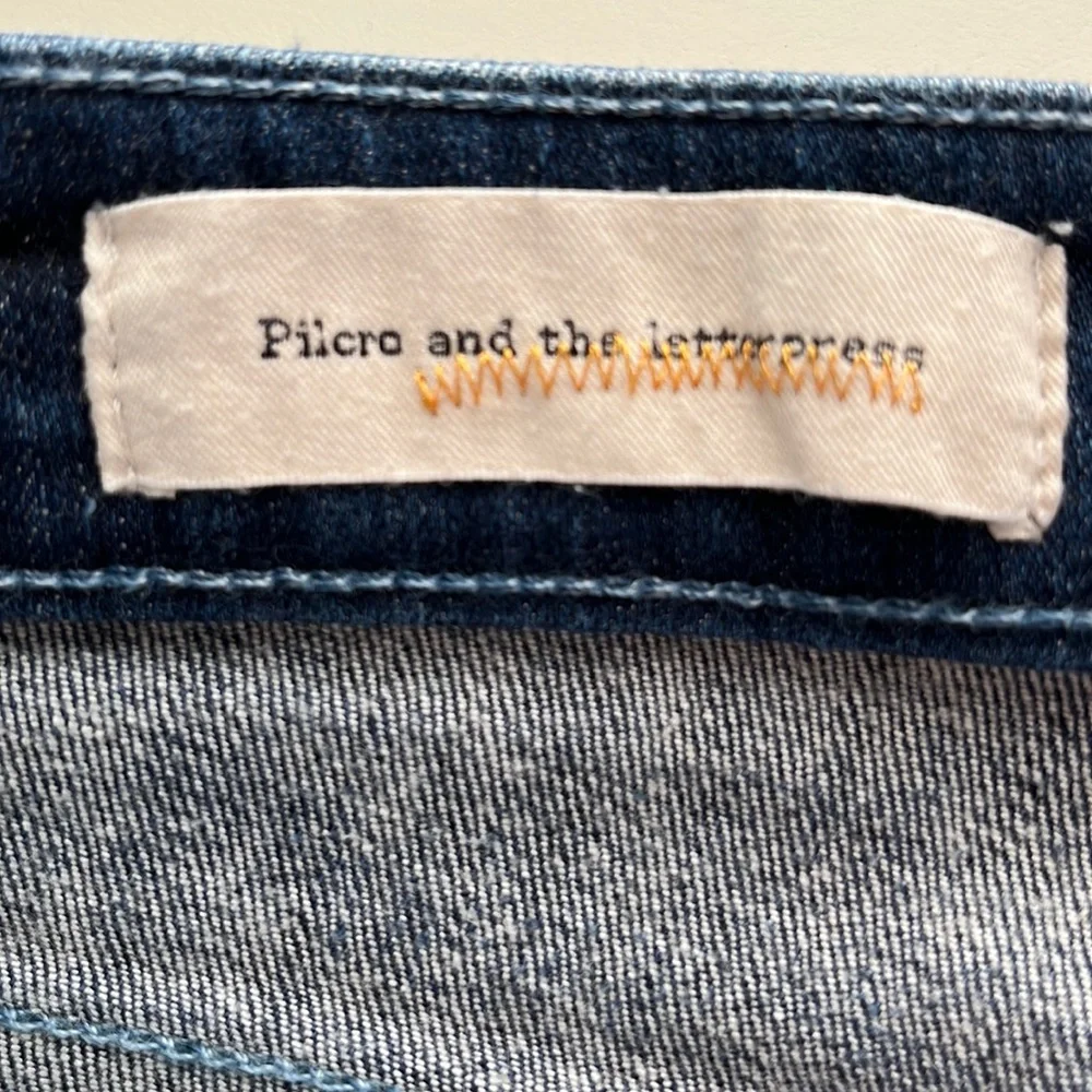 Anthropologie Pilcro and the letterpress Fit/Stet jeans bootcut/flare sz 28 - Picture 8 of 10
